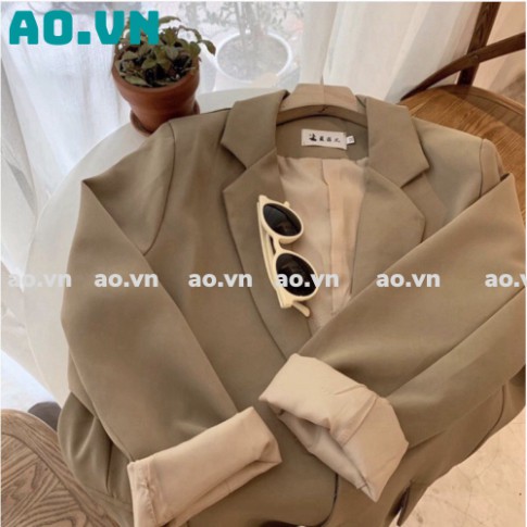 Áo vest nữ 2 lớp - Áo blazer trơn/kẻ tông màu lạ (hàng sẵn) ao.vn | BigBuy360 - bigbuy360.vn