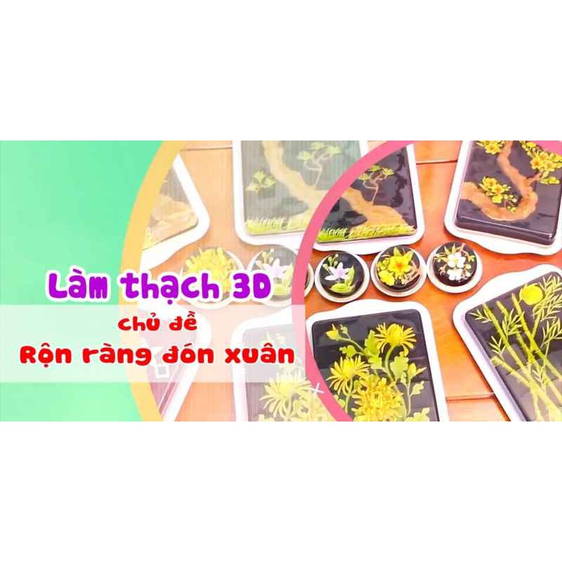 Toàn quốc- [E-voucher] FULL khóa học PHONG CÁCH SỐNG- Làm thạch 3D - chủ đề Rộn ràng sắc xuân UNICA.VN