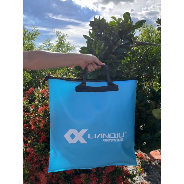 Rọng đựng cá săn hàng màu xanh lianqiu chính hãng