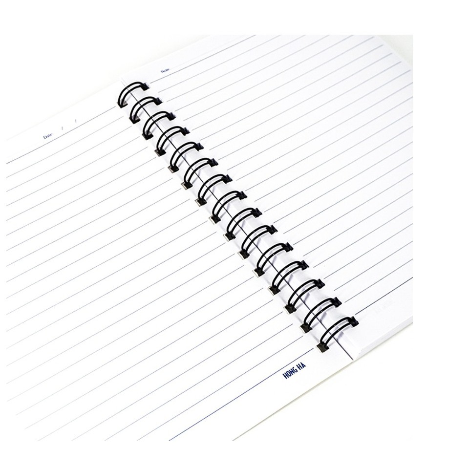 Sổ Lò Xo Notebook A5 Bìa Cứng Green Plant Hồng Hà 4155 (1 quyển)- Mẫu Ngẫu Nhiên