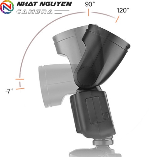 Đèn flash Godox V1 Flash cho máy ảnh Sony/ Canon/ Fuji/ Nikon (kèm Pin + Dock Sạc) -Bảo hành 12 tháng