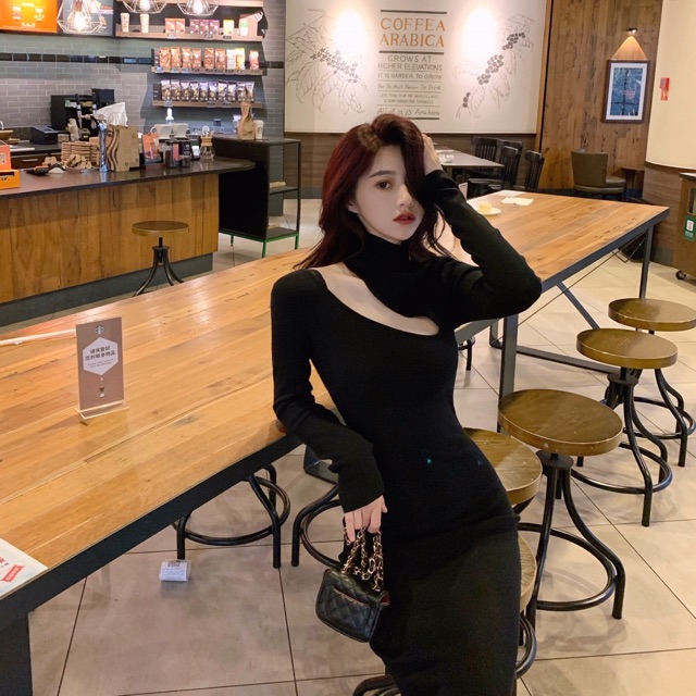 Váy body dáng dài