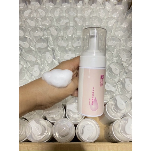 Bọt vệ sinh mi trước và sau khi nối mi
