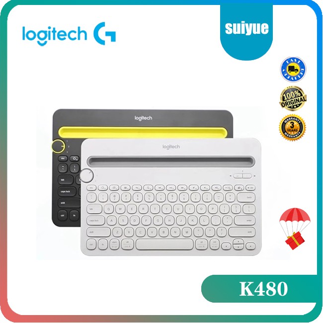 Bàn Phím Bluetooth Không Dây Logitech K480 Cho Windows, Mac Os, Ios Và Android