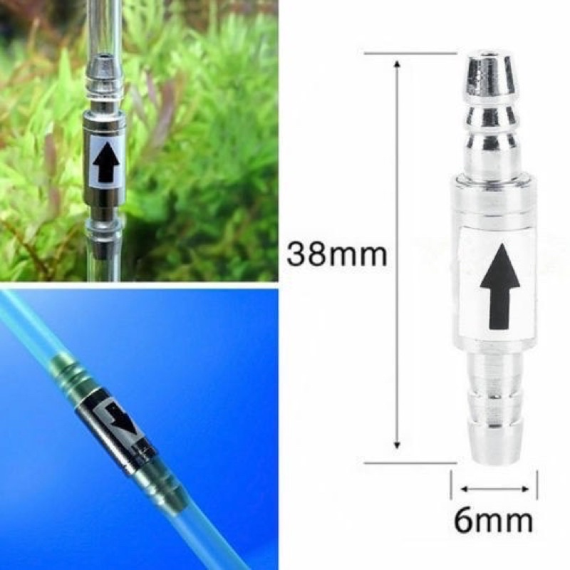 van 1 chiều inox thuỷ sinh - van một chiều inox