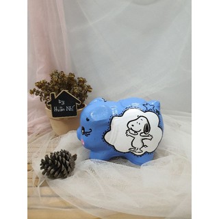 Heo đất handmade - Snoopy