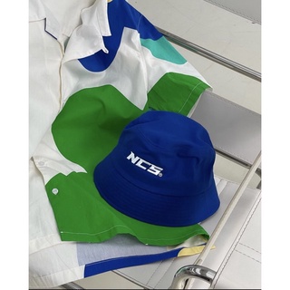 Nón bucket xanh thêu NCS