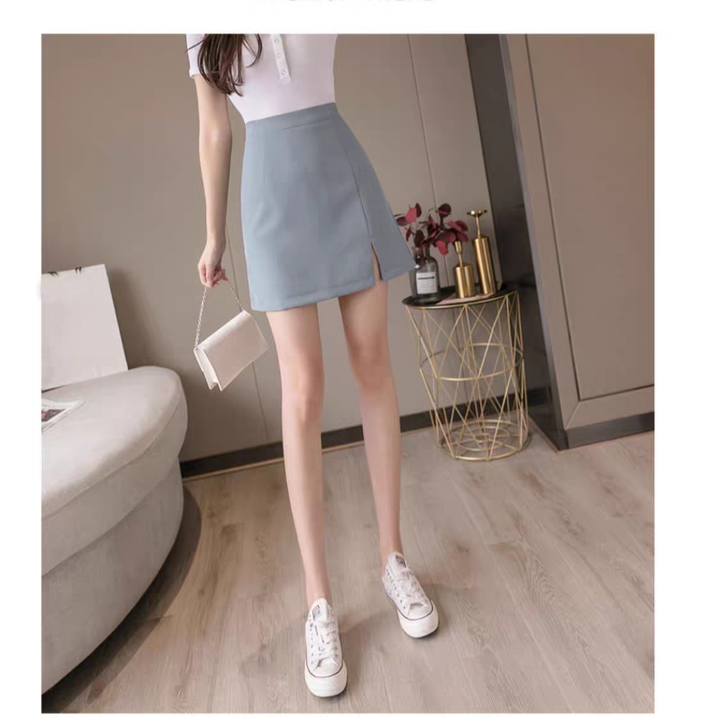 Chân Váy Chữ A Xẻ Đùi Có Lót Quần Bên Trong | BigBuy360 - bigbuy360.vn