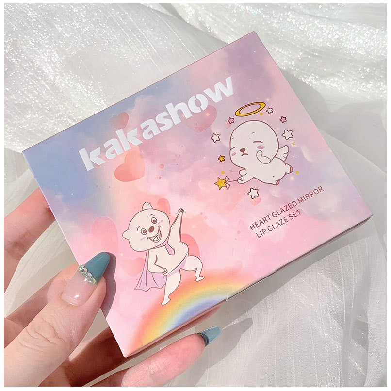 Set 4 Son Môi KAKASHOW Mini Hiệu Ứng Nhung Lì