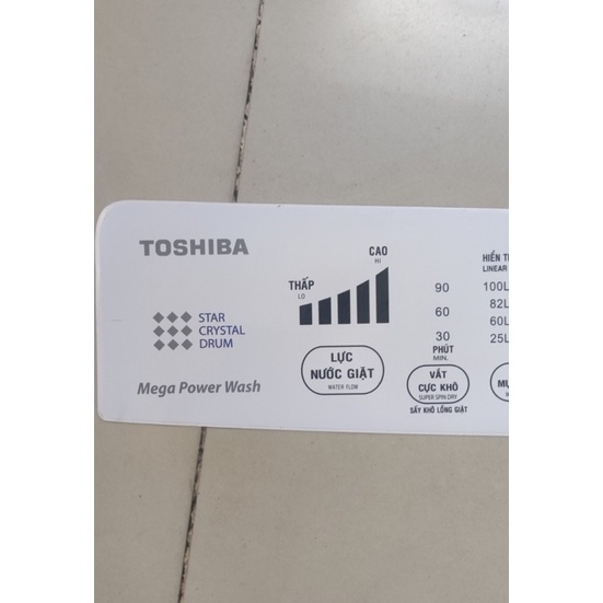 tem bảng điều khiển máy giặt Toshiba DC1300