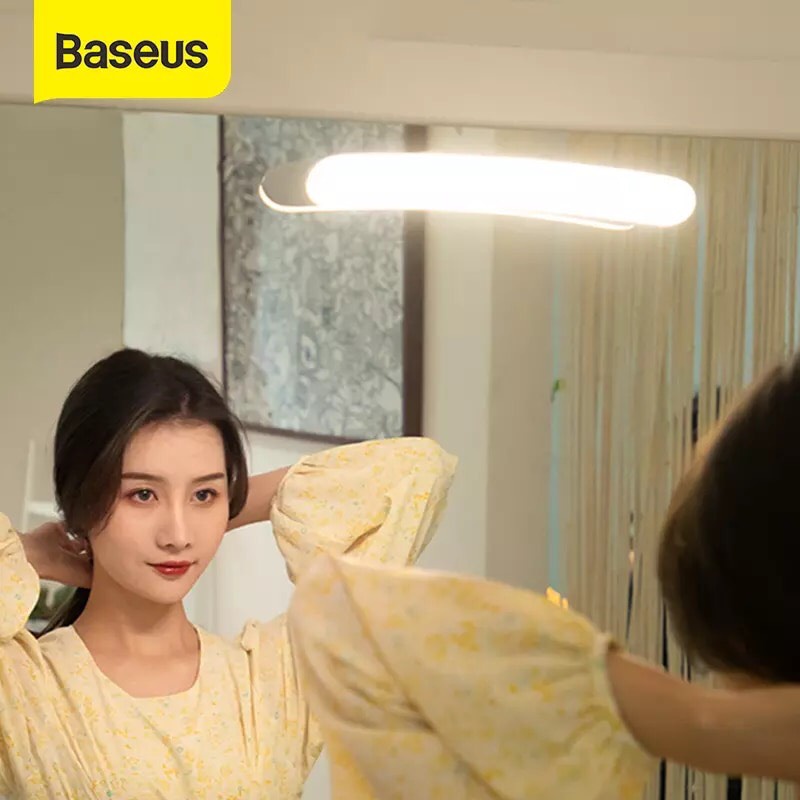 Đèn Gương Trang Điểm Gắn Đèn Led Cảm Ứng Không Dây Chính hãng Baseus