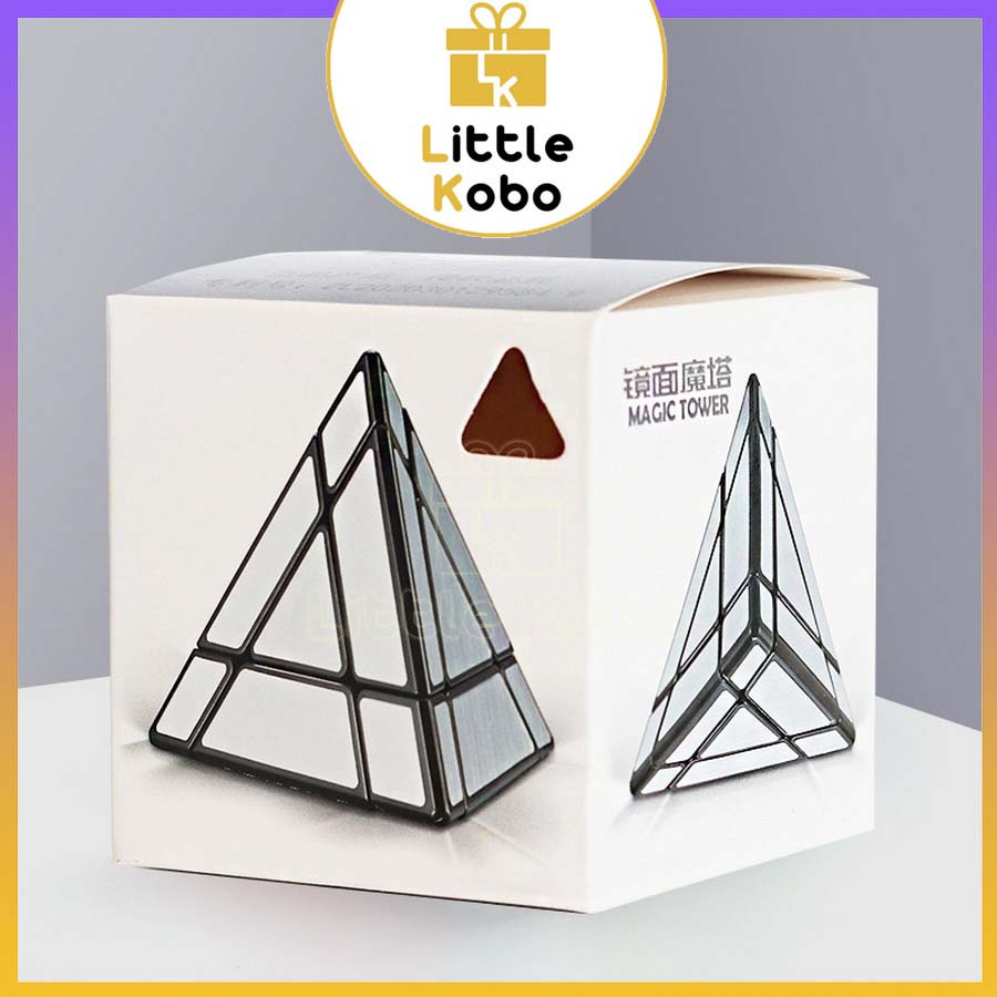 Rubik Biến Thể SengSo Mirror Pyraminx Magic Tower Cube Rubic Tráng Gương Đồ Chơi Trí Tuệ