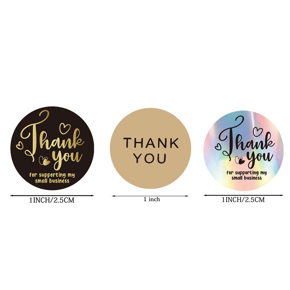 MAG Cuộn 500 Miếng Dán In Chữ Thank You Độc Đáo Trang Trí Gói Quà