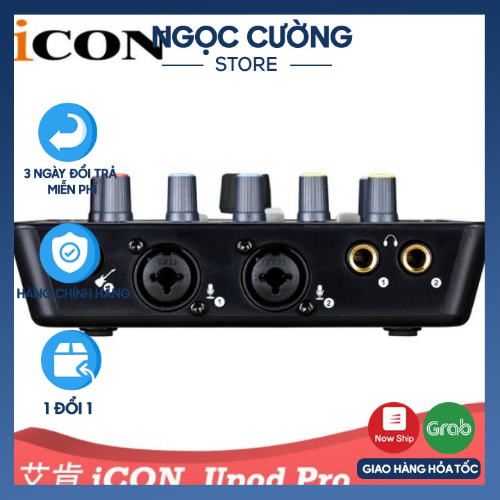 [Mã 253ELSALE hoàn 7% đơn 300K] Sound Card Hát Karaoke Thu Âm Live Stream Icon Upod Pro Chính Hãng