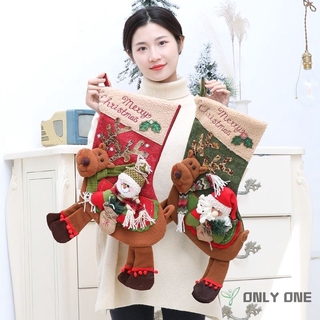 Tất Đựng Quà Giáng Sinh Hình Ông Già Noel / Người Tuyết / Nai Con / Tuần Lộc