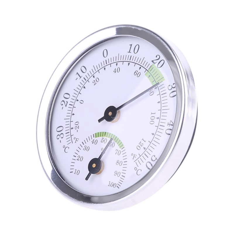 Đồng hồ đo nhiệt độ và độ ẩm gắn tường cho phòng xông hơi tiện dụng