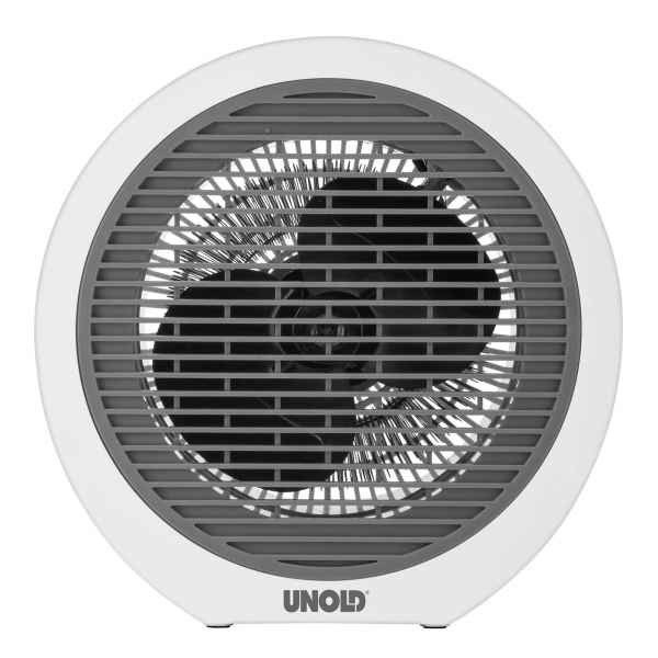 Quạt sưởi mini UNOLD 86120, quạt sưởi 3 mức nhiệt, nhỏ gọn, dễ dàng mang theo.