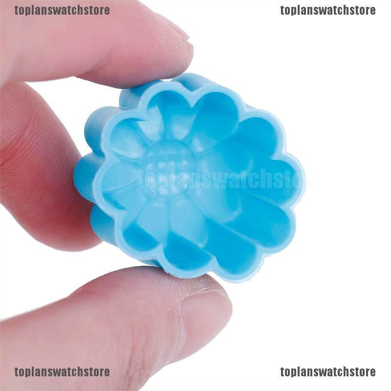 Khuôn silicone làm bánh tart trứng / muffin hình hoa hướng dương chất lượng cao