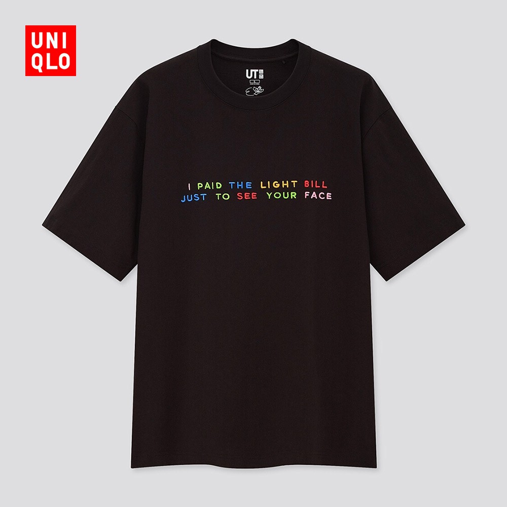 Áo Thun Ngắn Tay In Hình Uniqlo Dễ Thương (430539)