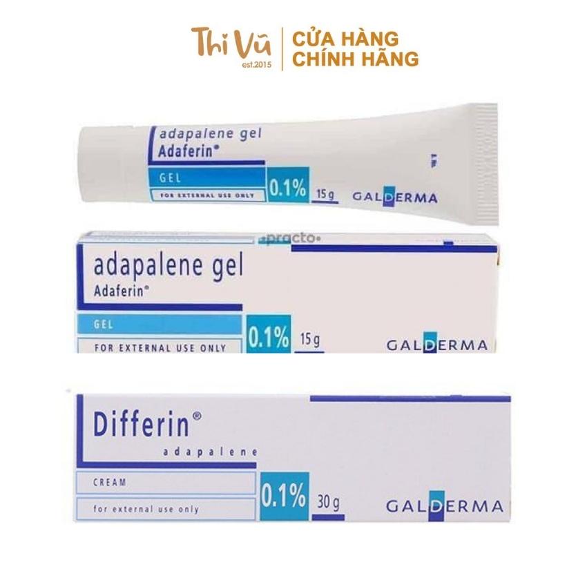 Kem giảm mụn Gel Diff-adapalene Pháp cho da mụn ẩn - Thi vũ