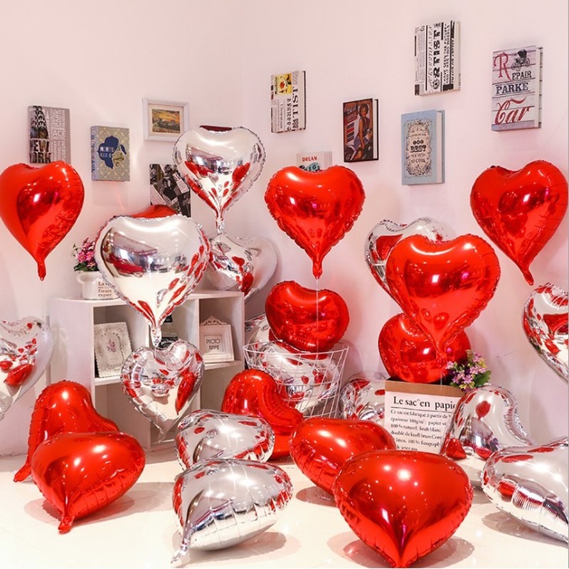 Bong Bóng Nhôm Chữ LOVE 18 inch Trang Trí Tiệc &amp; Sự Kiện
