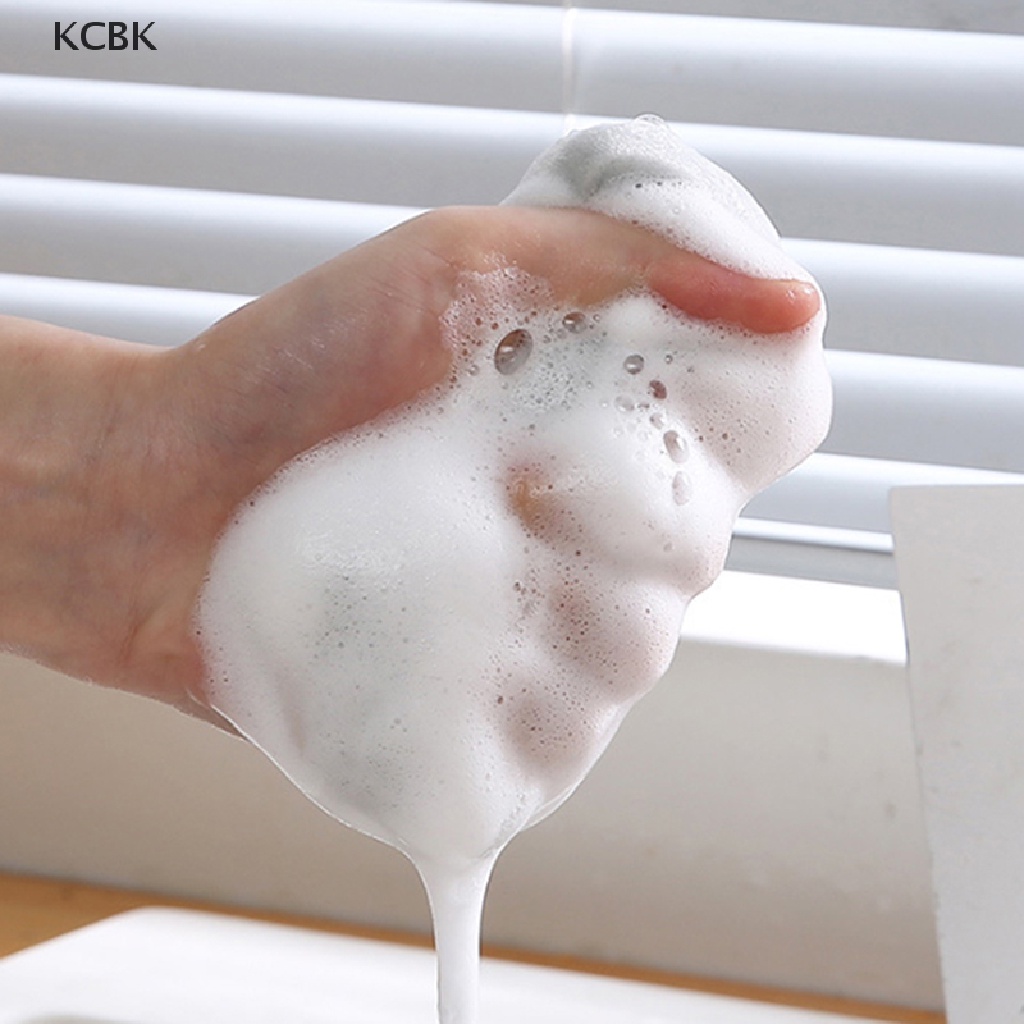 KC 10pcs Home Kitchen Dishwashing Sponge Cleaning Pad Sponge Cloth Scouring Pad BK