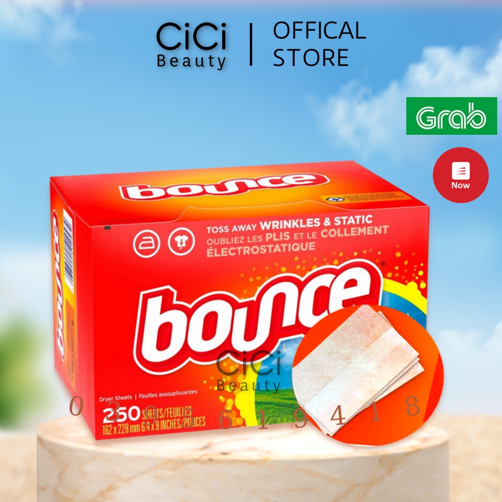 Giấy thơm quần áo Bounce Mỹ Chính hãng - Thơm mùi Việt Kiều làm mềm vải và thơm tủ quần áo, khử mùi ẩm mốc