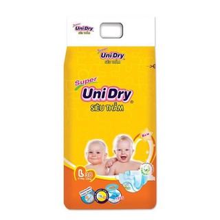 Combo 2 bịch bỉm dán Unidry L38 miếng