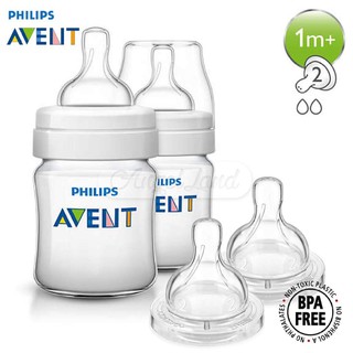 Bình sữa Philips Avent Classic+ 260ml (Núm số 2, từ 3-6 tháng)