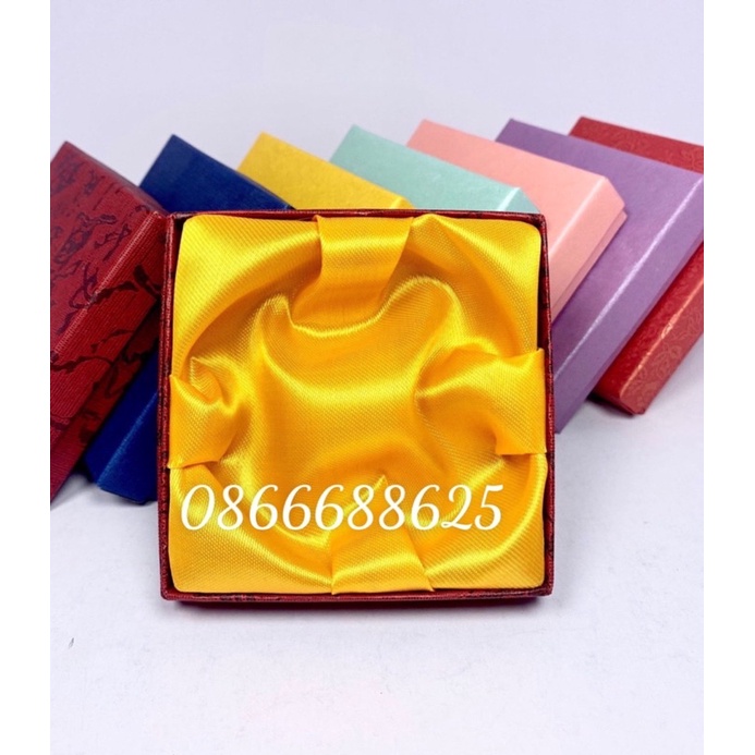 Hộp Đỏ đựng Trang Sức Dày, Đẹp Thơm khắc thư pháp - Trang sức Phong Thủy<3