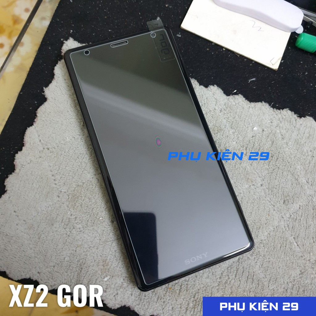 [Sony XZ2] Dán kính cường lực cao cấp chống bám vân tay GOR