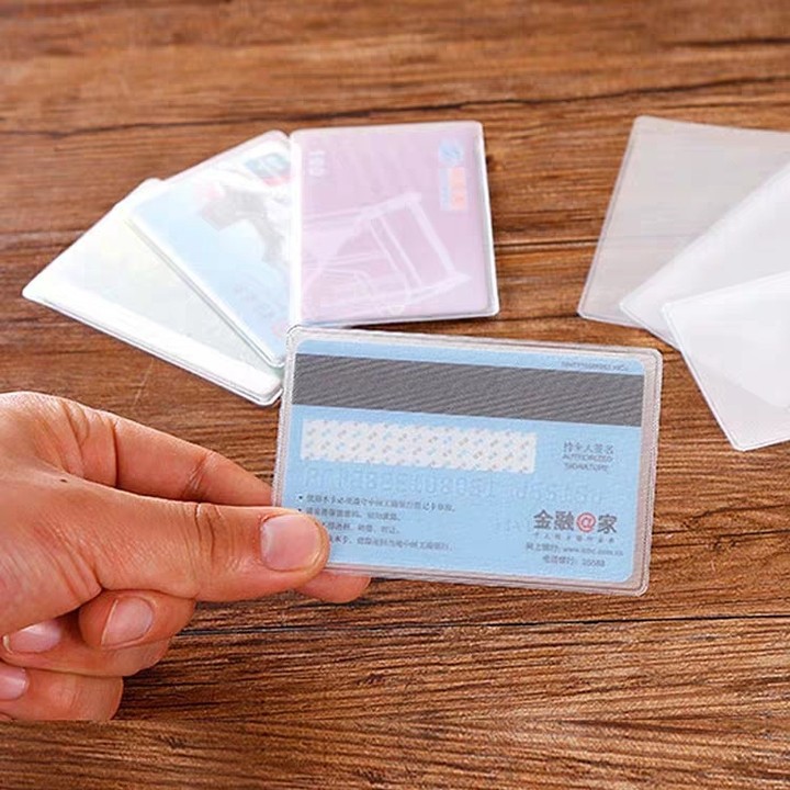 Bộ 8 vỏ bọc các loại thẻ cá nhân trong suốt