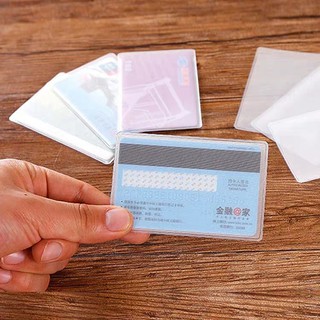 BỘ 8 vỏ bọc trong suốt bảo vệ thẻ căn cước thẻ ngân hàng bằng lái xe