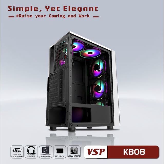 Vỏ Case VSP KB08 WHITE