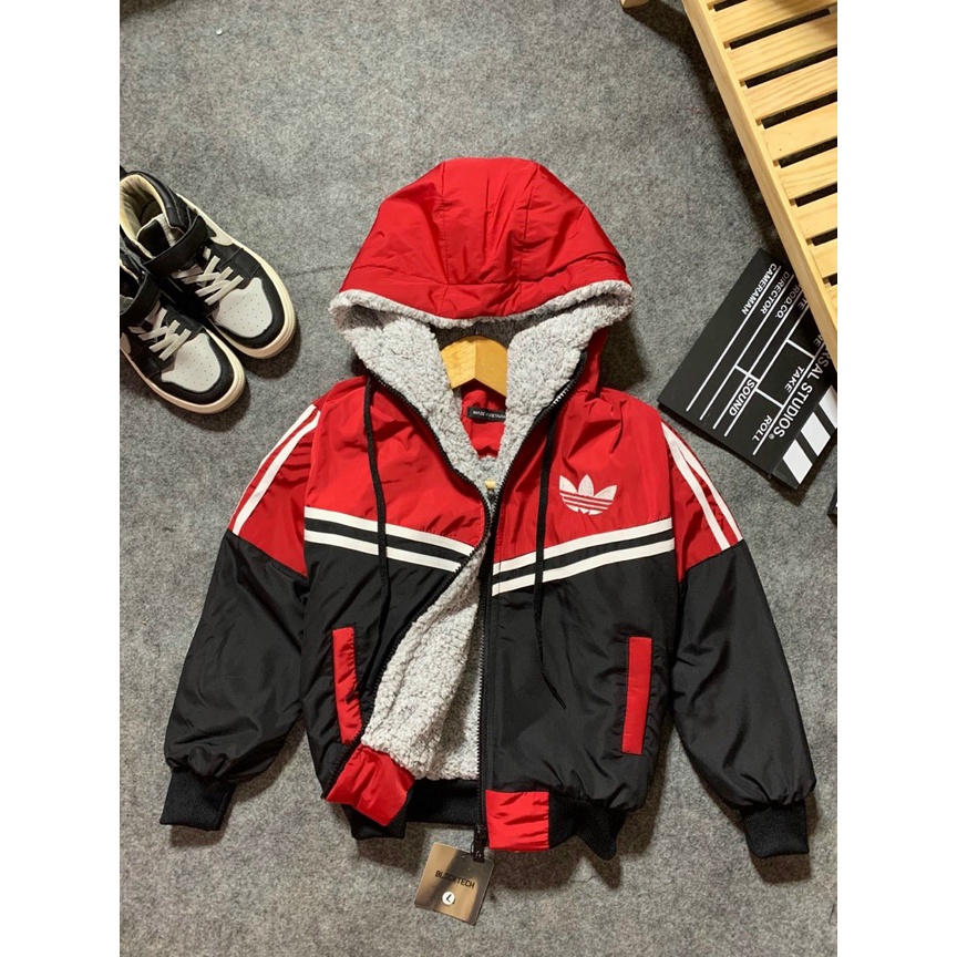 Áo khoác gió lót lông bé trai từ 10-35kg