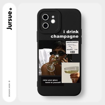 Ốp lưng JURSUE mềm chống bẩn hình dễ thương đẹp Cho iPhone 17 16 15 14 13 12 11 Pro Max SE 2020 X XR XS ip 8 7 Plus Y2152