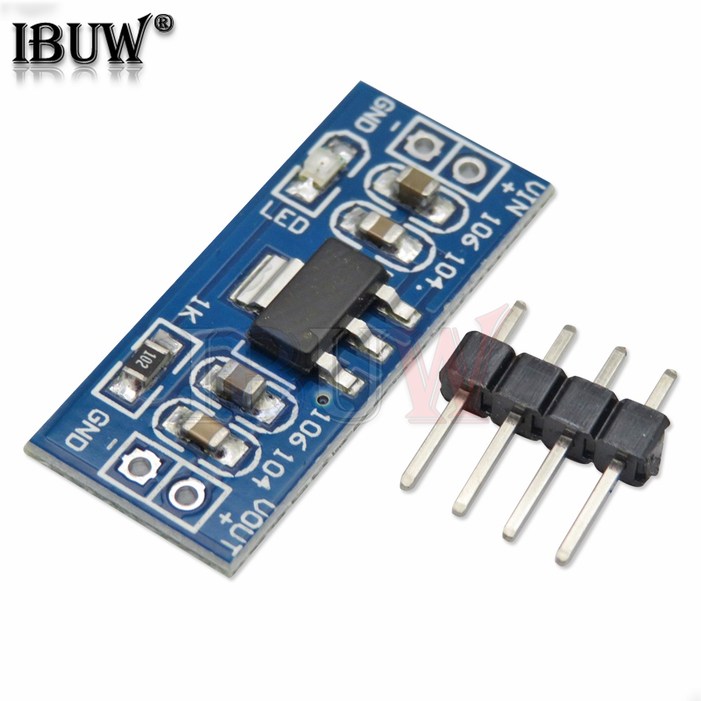 Set 5 Mô Đun Giảm Áp AMS1117 3.3V 5.0V DC-DC Dành Cho Arduino bluetooth Raspberry pi