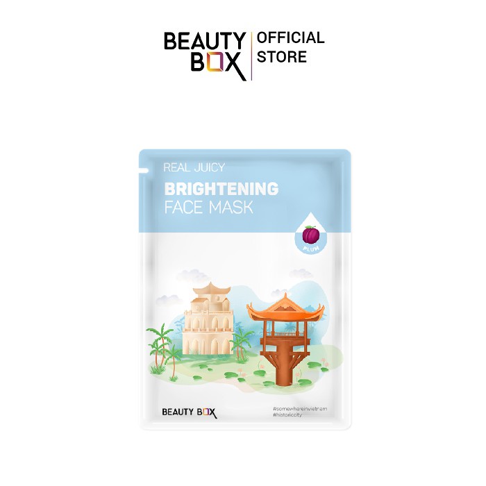 Combo 20 Miếng Mặt Nạ Beauty Box Real Juicy (Brightening-Pore Caring-Hydrating)