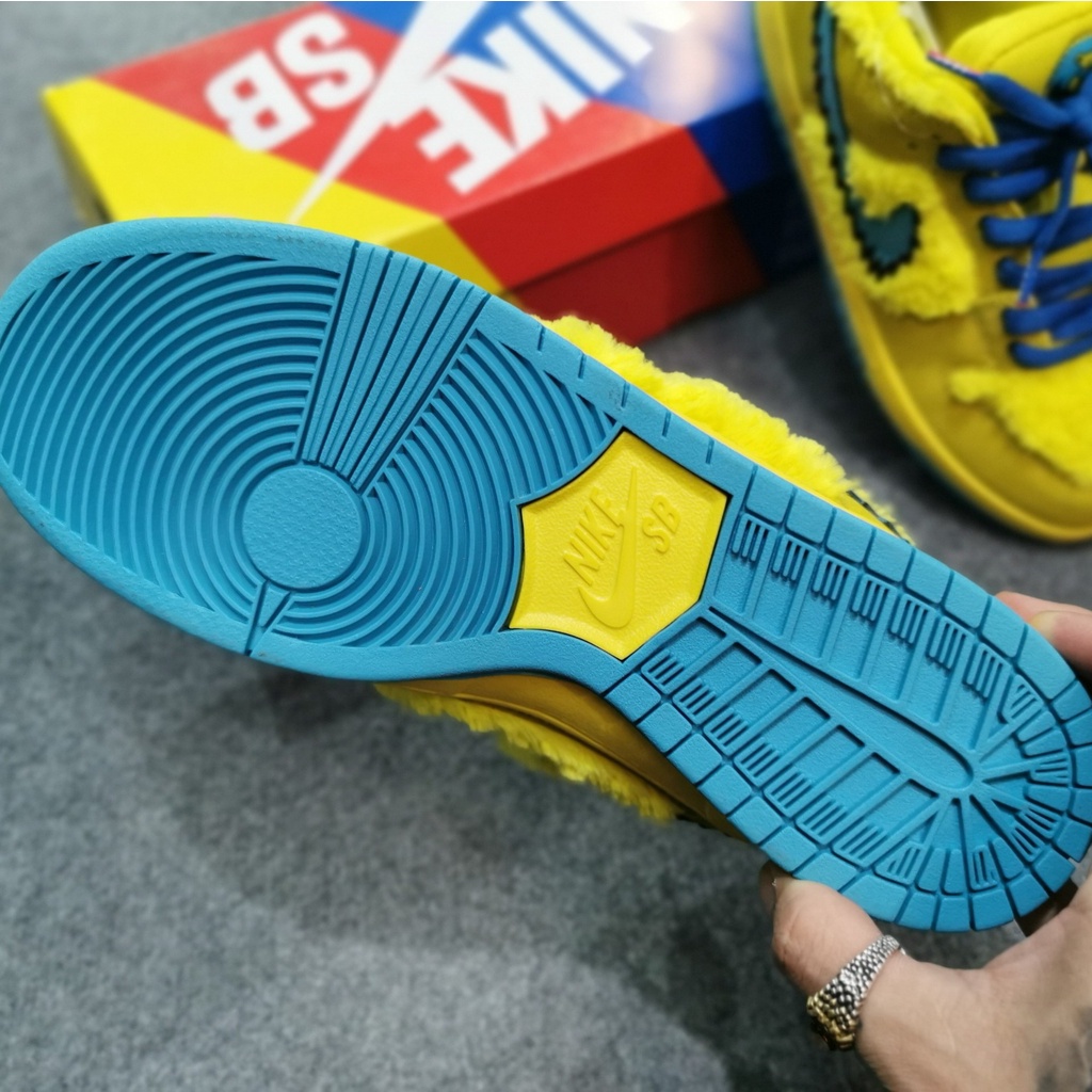 Giày thể thao Sneaker SB DUNK GREATFUL dead bear opti yellow