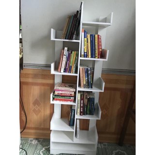 [GIÁ XƯỞNG] Kệ Sách Gỗ Hình Cây Đa Tầng GP66