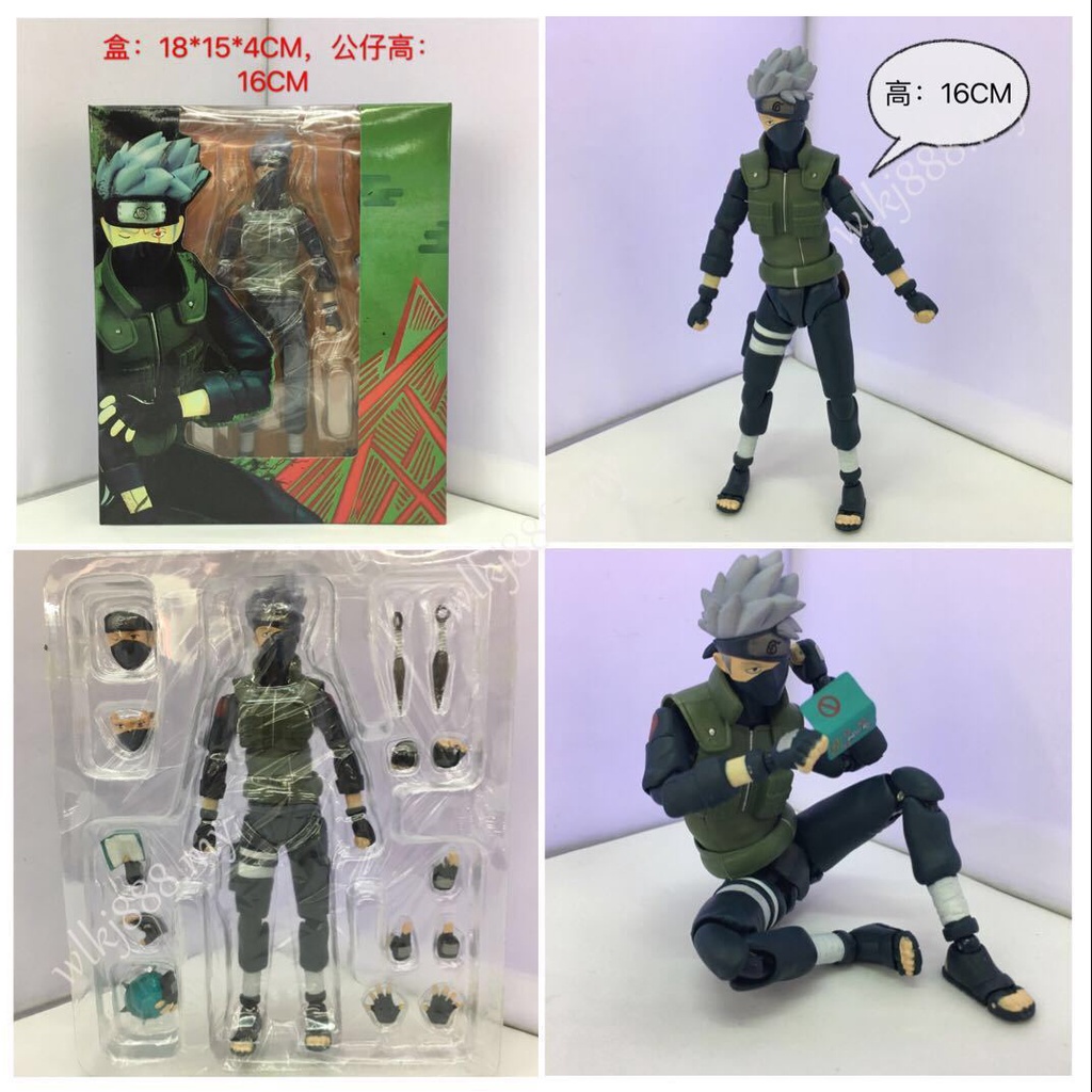 Mô Hình Nhân Vật Uchiha Sasuke Uzumaki Naruto Hatake Kakashi Uchiha Itachi Bằng PVC