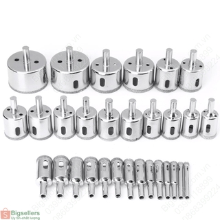 (Bigseller) Bộ 2 mũi khoan gạch men, kính, gốm sứ đa năng, chuyên dùng khoét lỗ