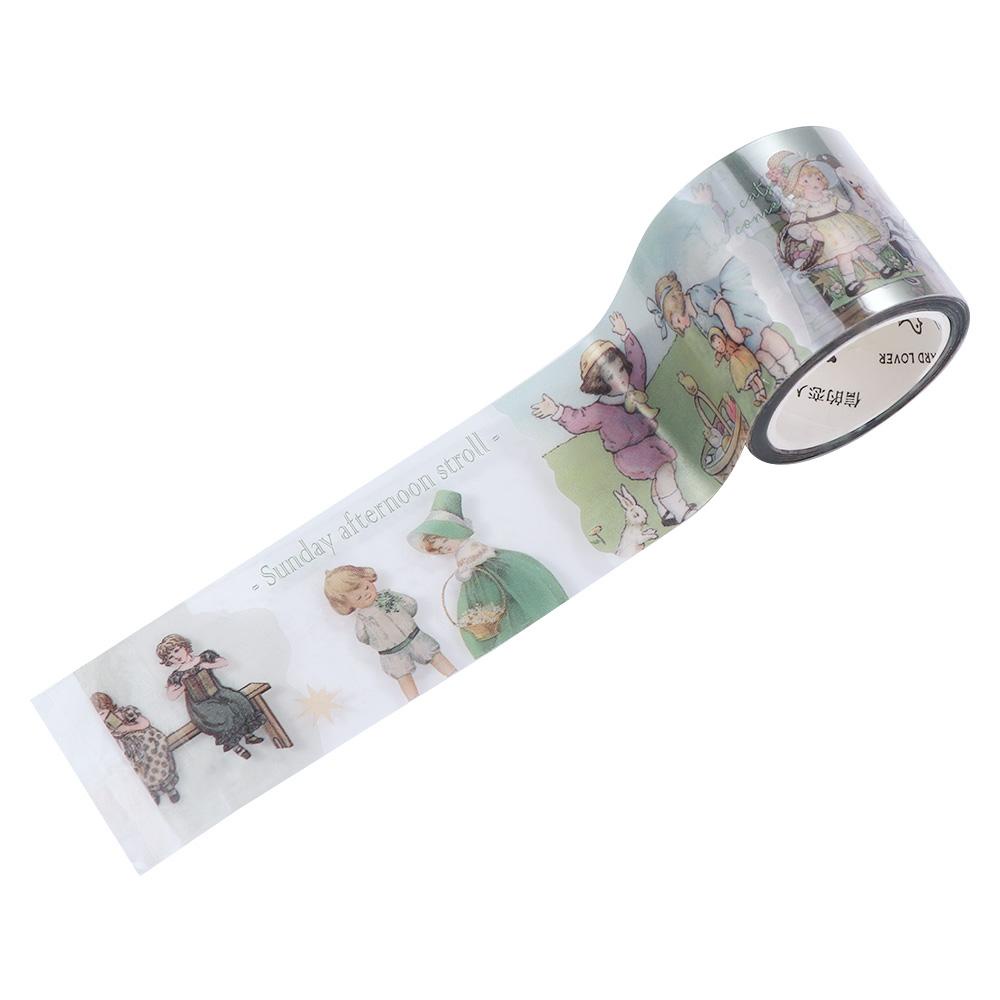 JARRED Băng Keo Dán Trang Trí Sổ Tay DIY Phong Cách Kawaii Cổ Điển
