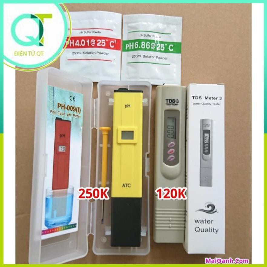 Combo 1 Bút Đo Độ PH Và 1 Bút Đo Nước Sạch (TDS) ( Máy Đo Ph, Dụng Cụ Đo Độ PH, máy đo nước, bút kiểm tra nước )