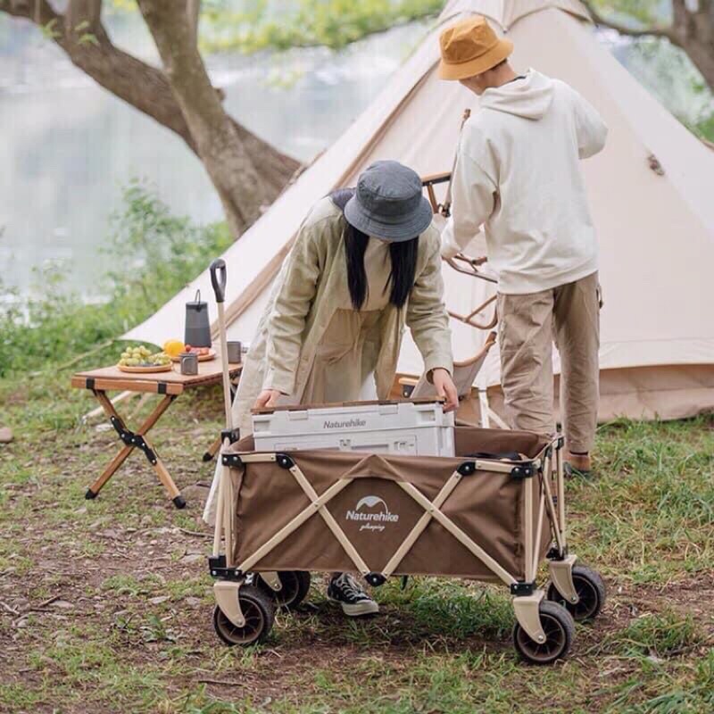 Xe đẩy gấp gọn 4 chiều có thể tháo rời bánh TC03 NatureHike NH20PJ009