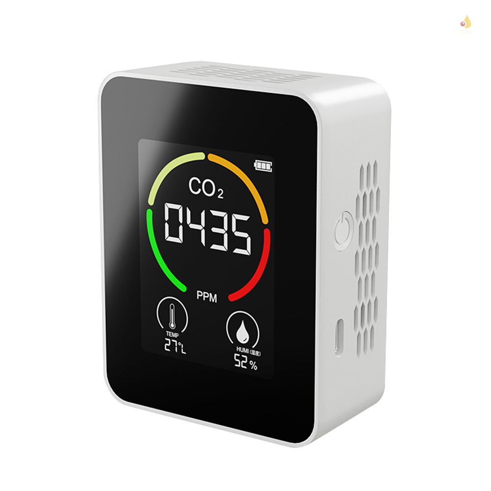 Máy Đo Nhiệt Độ Không Khí CO2 Kỹ Thuật Số Thông Minh Trong Nhà