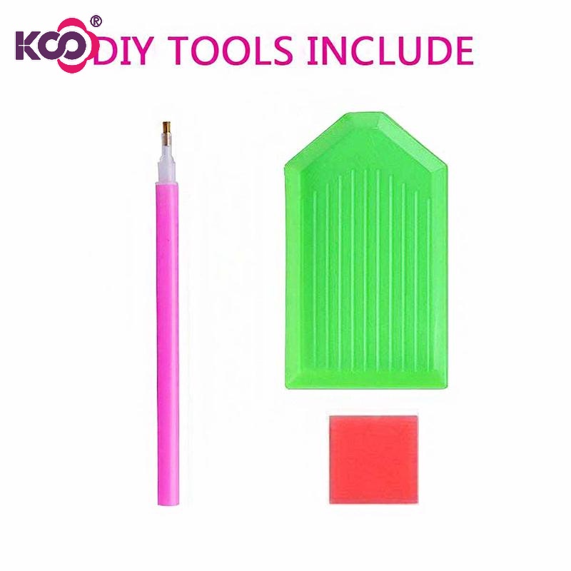 Bộ tranh đính đá 5D tự làm hình cô gái xinh xắn