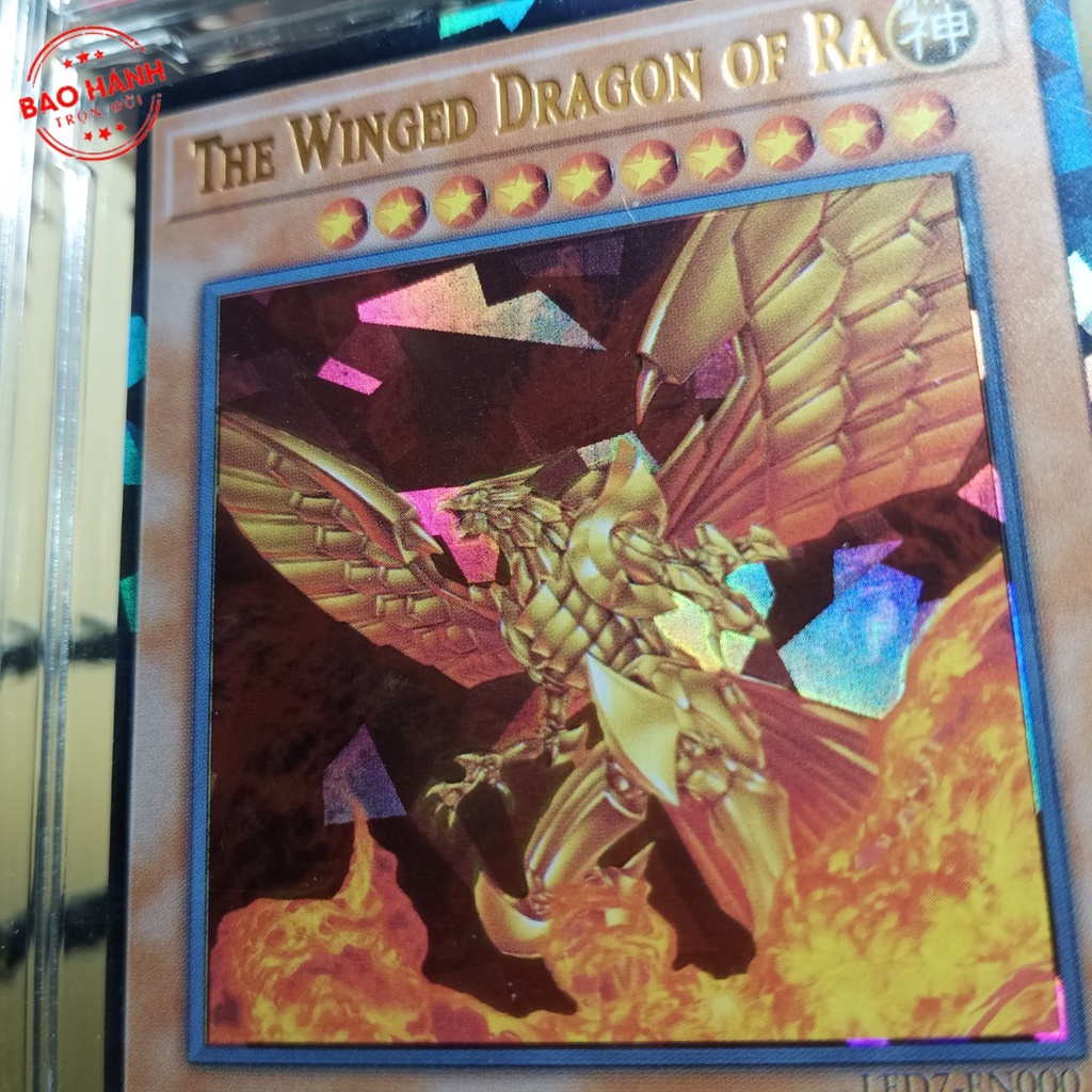 Yugioh Bài Yugi Muto lá The Winged Dragon Of Ra một trong Tam đại Thần Ai Cập Obelisk Ra Osiris 1458 D5 48