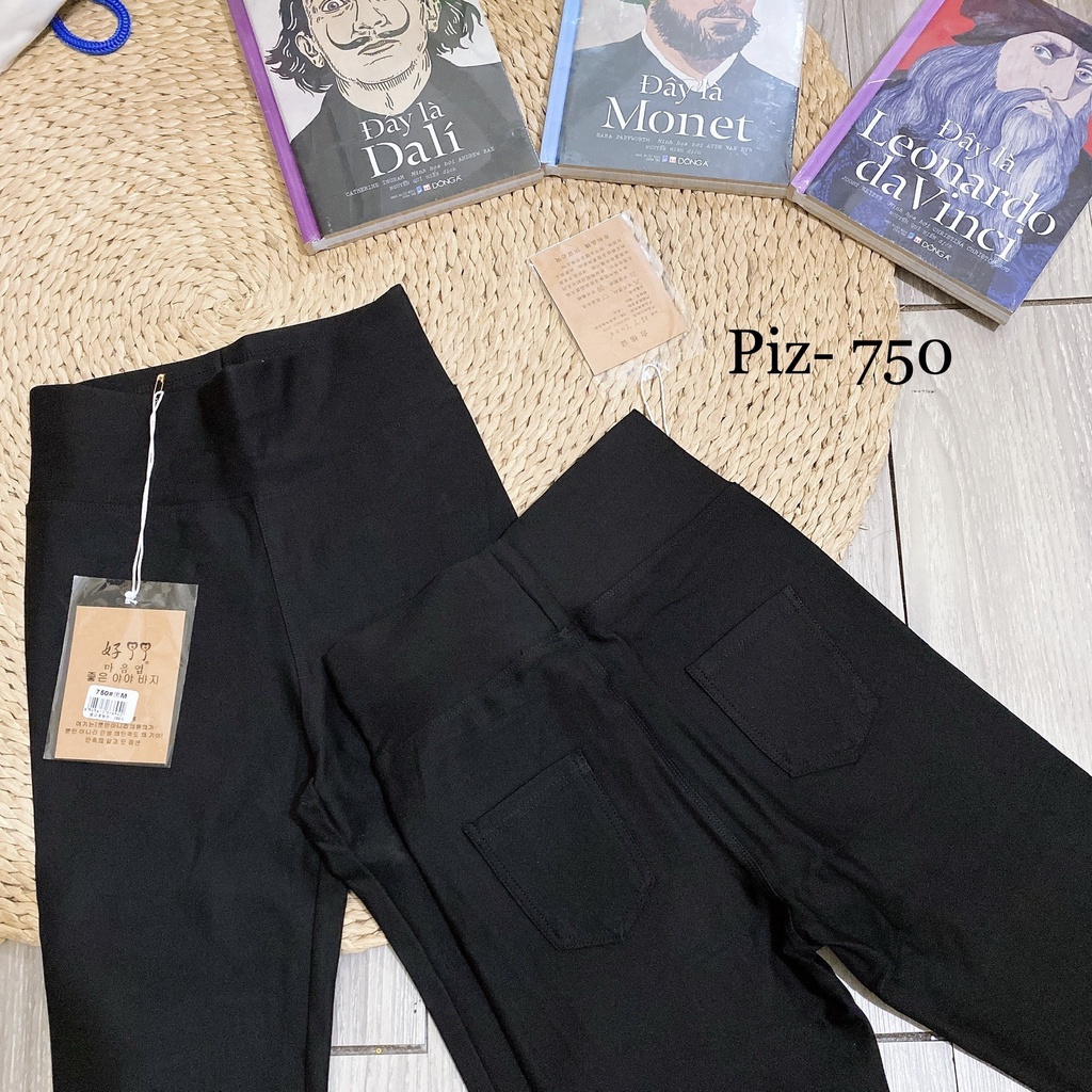 Quần Legging Hàn cao cấp/ cạp siêu cao/ gen bụng/ chất dày dặn  M750