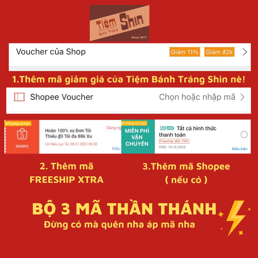Bánh Tráng ống muối siêu ngon Tây Ninh Bánh Tráng Shin